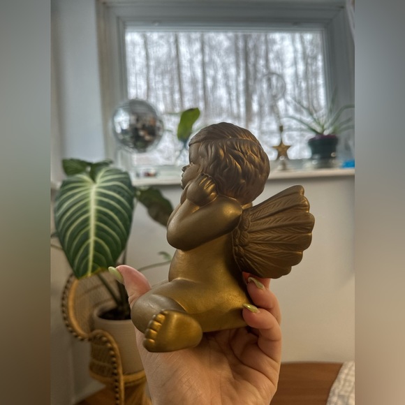 Gold cherub - Picture 3 of 5